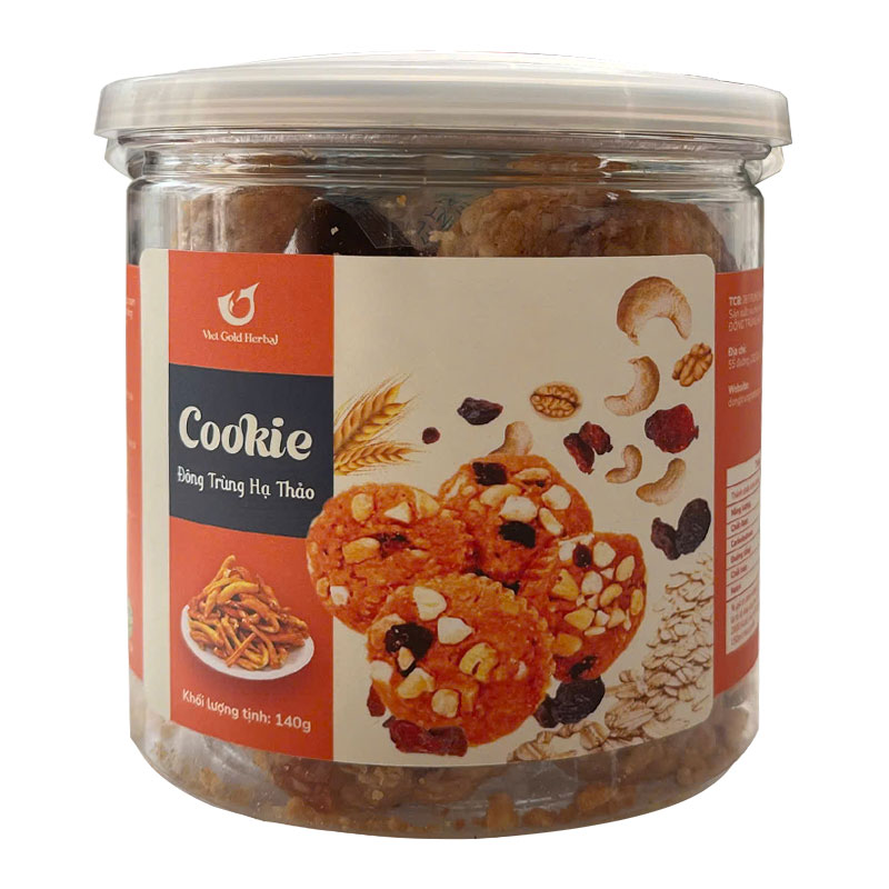 Bánh Cookies Đông Trùng Hạ Thảo 140gr